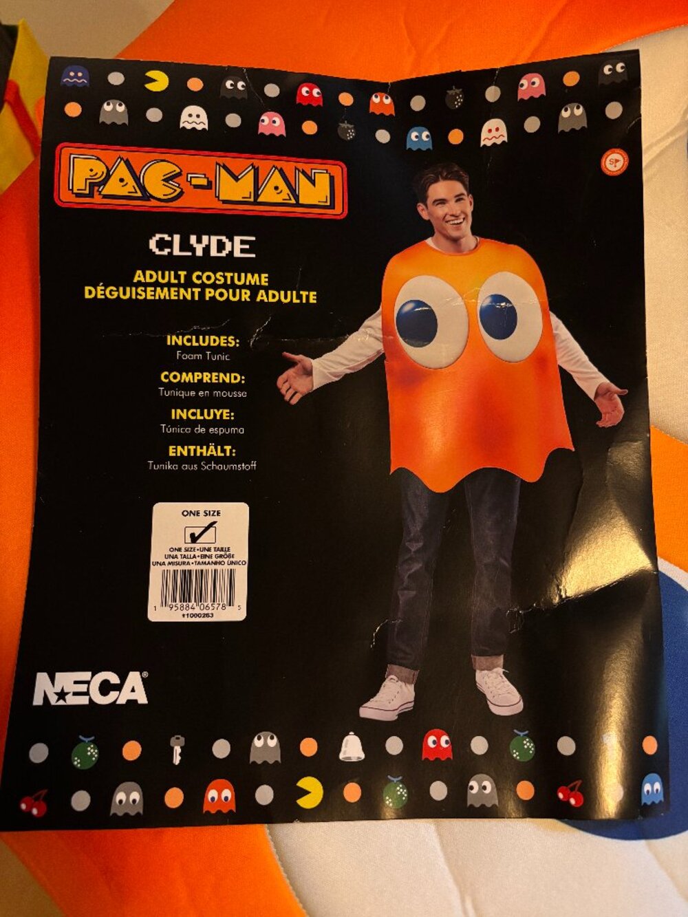 Pacman and Clyde the Ghost costumes!